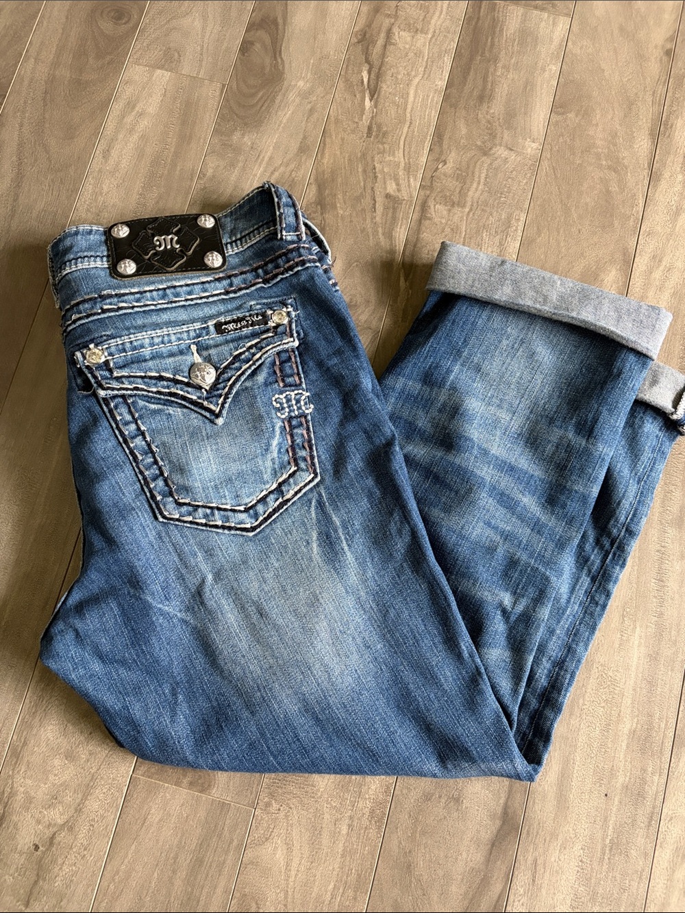Miss Me Boyfriend Capri Jeans